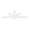 Ekena Millwork Kennewick Architectural Grade PVC Gable Bracket, 84"W x 24 1/2"H x 2"D x 6"F, 7/12 Pitch GBP084X25X0206KEN00 - alternate 5